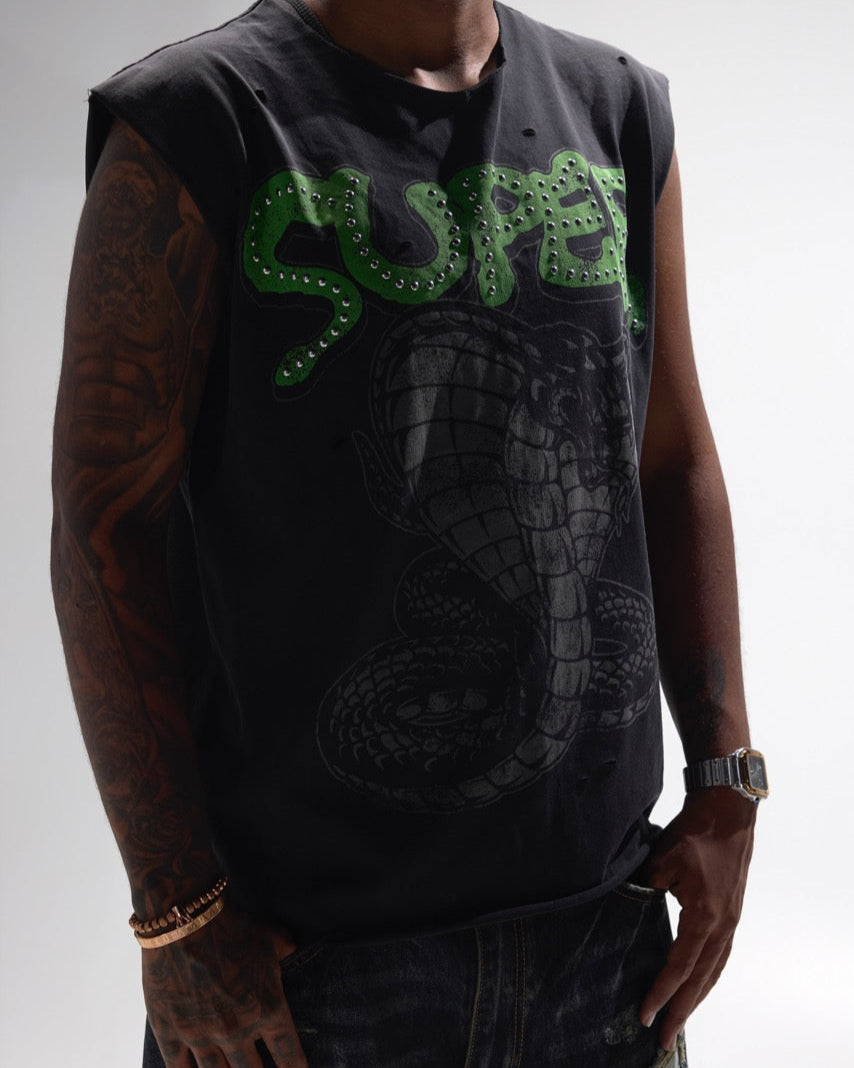 'SUPER' COLOSSAL TEE (IVORY GREEN)