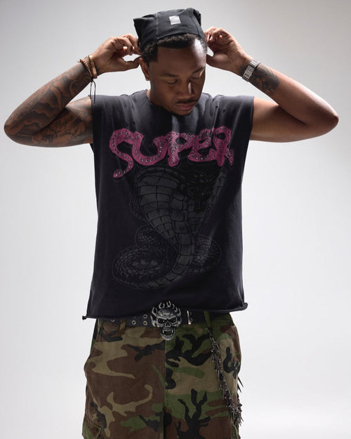 'SUPER' COLOSSAL TEE (RUSTED PINK)